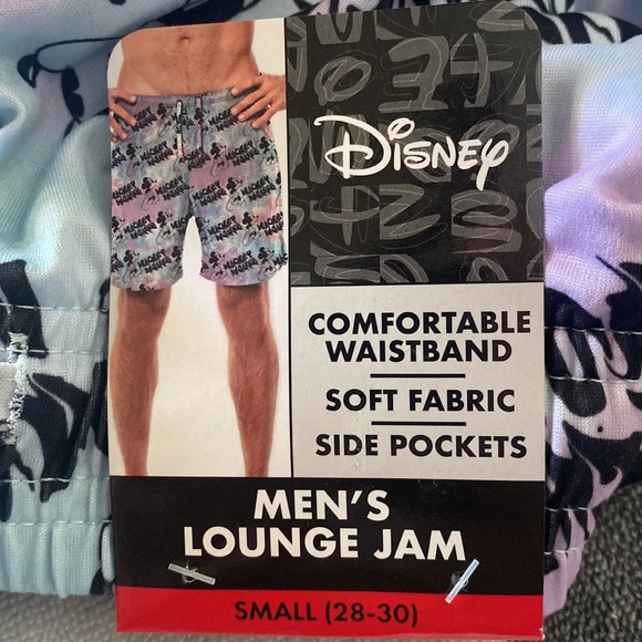 Disney Mickey Mouse Lounge Jam Shorts size Small 28-30 unsex - Picture 6 of 9